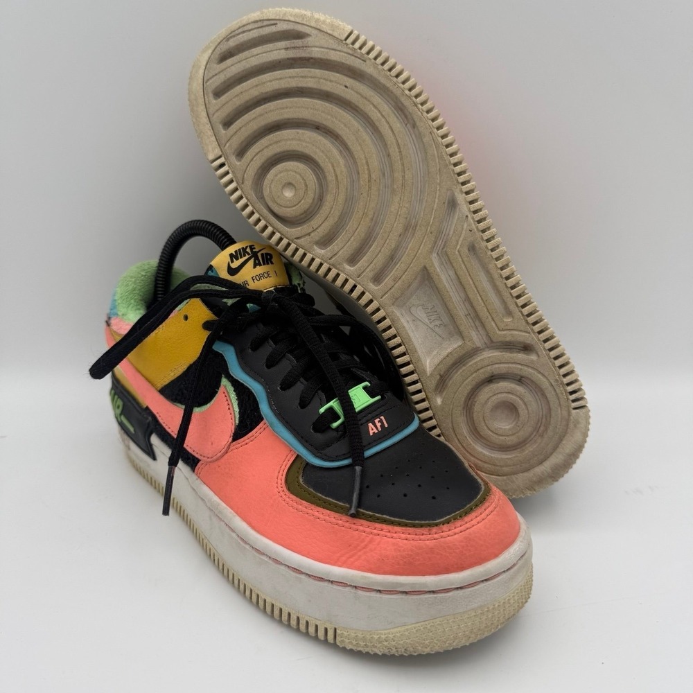 Women's Nike Air Force 1 Shadow SE Solar Flare Atomic Pink CT1985-700 Size 8